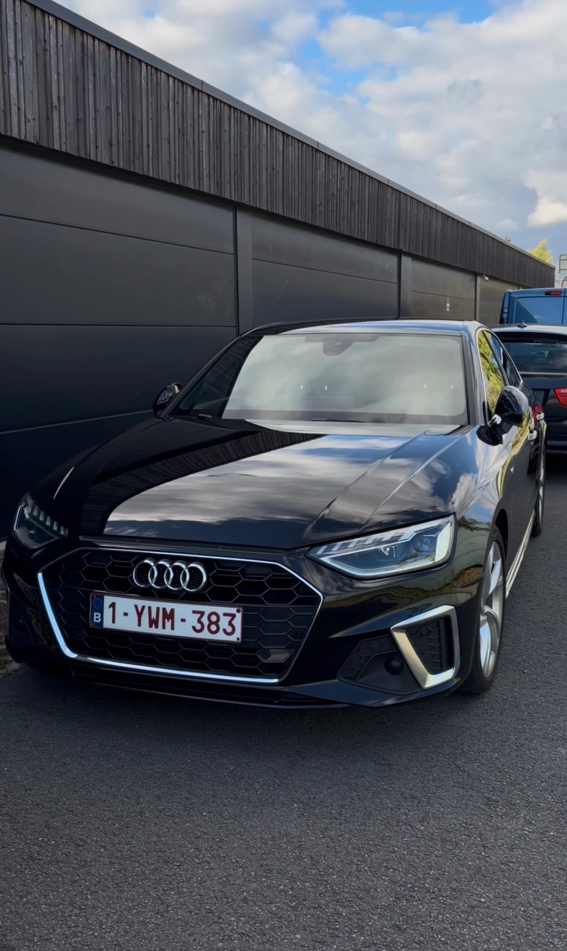 Zwarte Audi met glanzende lak — Blinq Detailing