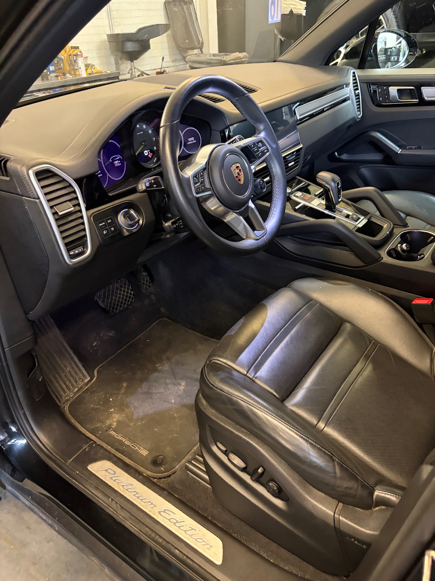 Auto interieur voor detailing